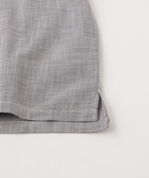 CIAOPANIC TYPY（チャオパニックティピー）の「パナマ織りバンドカラーシャツ（シャツ/ブラウス・メンズ・グレー/ベージュ/ネイビー/オフホワイト・SMALL/MEDIUM/LARGE/X-LARGE）」の18枚目の写真