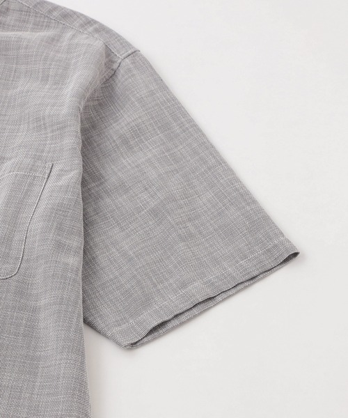 CIAOPANIC TYPY（チャオパニックティピー）の「パナマ織りバンドカラーシャツ（シャツ/ブラウス・メンズ・グレー/ベージュ/ネイビー/オフホワイト・SMALL/MEDIUM/LARGE/X-LARGE）」の19枚目の写真