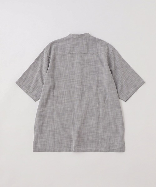 CIAOPANIC TYPY（チャオパニックティピー）の「パナマ織りバンドカラーシャツ（シャツ/ブラウス・メンズ・グレー/ベージュ/ネイビー/オフホワイト・SMALL/MEDIUM/LARGE/X-LARGE）」の20枚目の写真