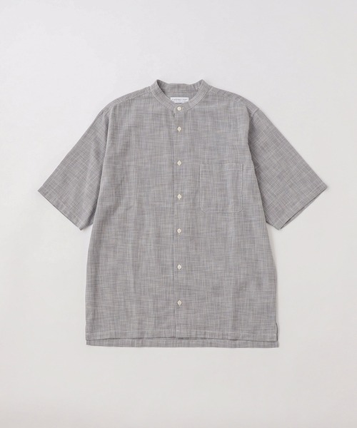 CIAOPANIC TYPY（チャオパニックティピー）の「パナマ織りバンドカラーシャツ（シャツ/ブラウス・メンズ・グレー/ベージュ/ネイビー/オフホワイト・SMALL/MEDIUM/LARGE/X-LARGE）」の21枚目の写真