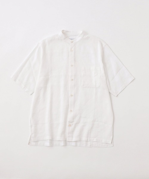 CIAOPANIC TYPY（チャオパニックティピー）の「パナマ織りバンドカラーシャツ（シャツ/ブラウス・メンズ・グレー/ベージュ/ネイビー/オフホワイト・SMALL/MEDIUM/LARGE/X-LARGE）」の22枚目の写真