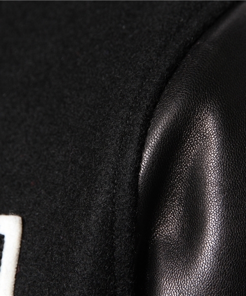 HYSTERIC GLAMOUR（ヒステリックグラマー）の「H COLLEGEワッペン付 スタジャン（スタジャン・メンズ・ホワイト/レッド/ブラック・SMALL/LARGE/MEDIUM）」の7枚目の写真