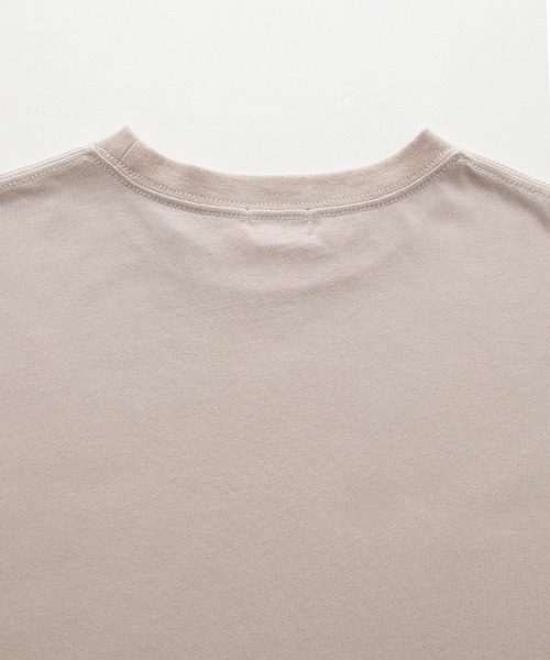 timecapsule（タイムカプセル）の「【timecapsule】「パフェと女の子」刺繍半袖ビッグTシャツ（Tシャツ/カットソー・レディース・ホワイト/ミント/ベージュ系その他/ライトベージュ・FREE）」の7枚目の写真
