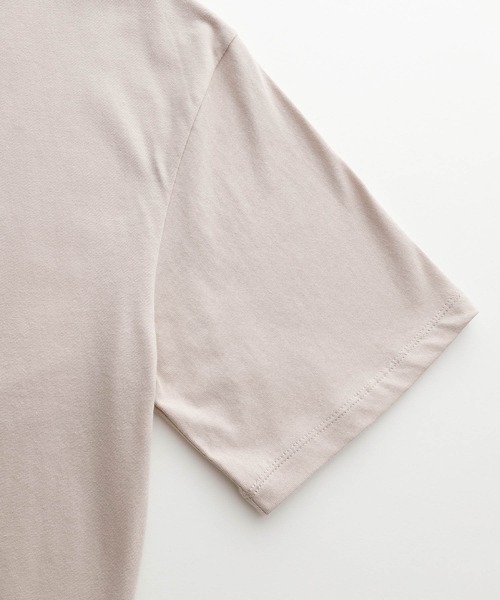 timecapsule（タイムカプセル）の「【timecapsule】「パフェと女の子」刺繍半袖ビッグTシャツ（Tシャツ/カットソー・レディース・ホワイト/ミント/ベージュ系その他/ライトベージュ・FREE）」の10枚目の写真