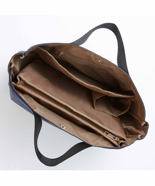 IEDIT（イディット）の「ＩＥＤＩＴ　取り外し可能な保冷ポーチ付きで便利な軽量トートバッグ〈ネイビー〉（トートバッグ・レディース・ネイビー・ONE SIZE）」の8枚目の写真