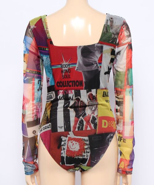 Desigual(デシグアル)の「パッチワーク レトロボディスーツ(その他トップス・レディース・マルチ・M/S/2L/L)」の3枚目の写真