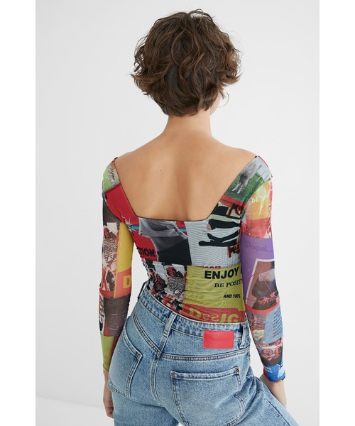 Desigual(デシグアル)の「パッチワーク レトロボディスーツ(その他トップス・レディース・マルチ・M/S/2L/L)」の9枚目の写真