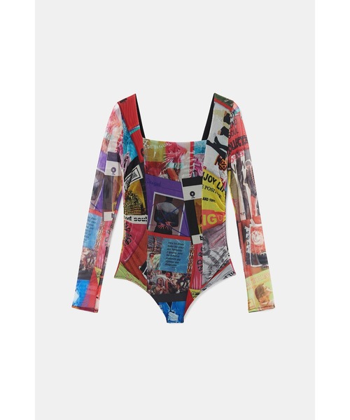 Desigual(デシグアル)の「パッチワーク レトロボディスーツ(その他トップス・レディース・マルチ・M/S/2L/L)」の5枚目の写真