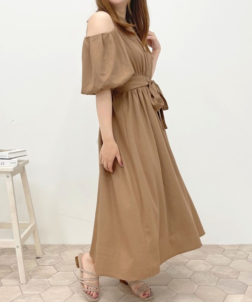 apres jour（アプレジュール）の「肩あきワンピース【ZOZOTOWN限定アイテム】【6PO】（ワンピース・レディース・モカ/ライトベージュ/アイボリー・X-LARGE/フリー）」の13枚目の写真
