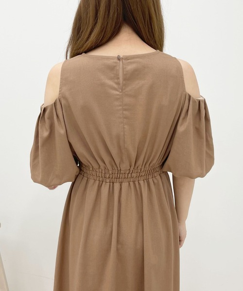 apres jour（アプレジュール）の「肩あきワンピース【ZOZOTOWN限定アイテム】【6PO】（ワンピース・レディース・モカ/ライトベージュ/アイボリー・X-LARGE/フリー）」の9枚目の写真