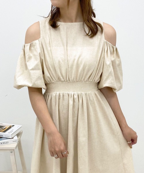 apres jour（アプレジュール）の「肩あきワンピース【ZOZOTOWN限定アイテム】【6PO】（ワンピース・レディース・モカ/ライトベージュ/アイボリー・X-LARGE/フリー）」の17枚目の写真