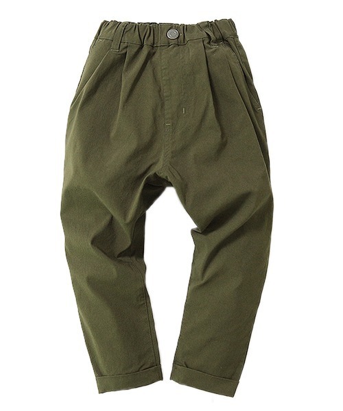 devirock（デビロック）の「ウルトラストレッチ ツイル タックパンツ（その他パンツ・キッズ・ブラック/ライトカーキ/パープル系その他2/テラコッタ/ライトベージュ/オフホワイト/カーキ/モカ/パープル系その他/ベージュ/ブルー系その他/グリーン系その他/スモークピンク/ヘザーチャコール/アイボリー・100cm/110cm/120cm/130cm/140cm/80ｃｍ/90cm/150cm/160cm）」の20枚目の写真