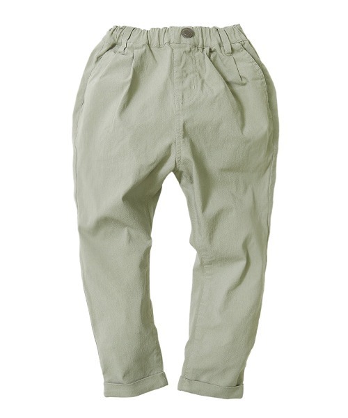 devirock（デビロック）の「ウルトラストレッチ ツイル タックパンツ（その他パンツ・キッズ・ブラック/ライトカーキ/パープル系その他2/テラコッタ/ライトベージュ/オフホワイト/カーキ/モカ/パープル系その他/ベージュ/ブルー系その他/グリーン系その他/スモークピンク/ヘザーチャコール/アイボリー・100cm/110cm/120cm/130cm/140cm/80ｃｍ/90cm/150cm/160cm）」の19枚目の写真