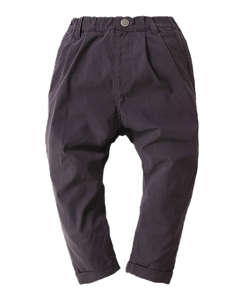 devirock（デビロック）の「ウルトラストレッチ ツイル タックパンツ（その他パンツ・キッズ・ブラック/ライトカーキ/パープル系その他2/テラコッタ/ライトベージュ/オフホワイト/カーキ/モカ/パープル系その他/ベージュ/ブルー系その他/グリーン系その他/スモークピンク/ヘザーチャコール/アイボリー・100cm/110cm/120cm/130cm/140cm/80ｃｍ/90cm/150cm/160cm）」の18枚目の写真