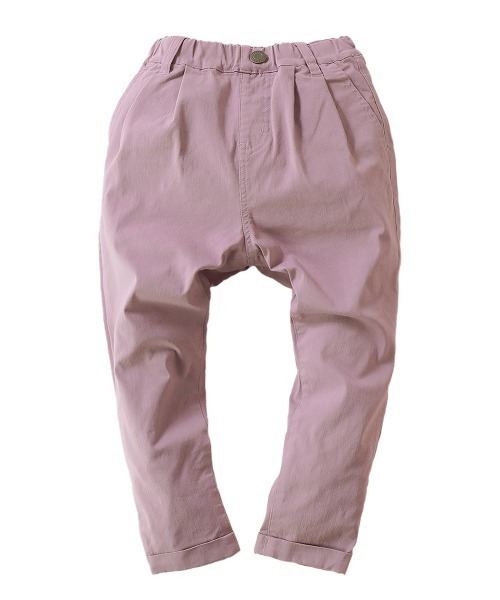 devirock（デビロック）の「ウルトラストレッチ ツイル タックパンツ（その他パンツ・キッズ・ブラック/ライトカーキ/パープル系その他2/テラコッタ/ライトベージュ/オフホワイト/カーキ/モカ/パープル系その他/ベージュ/ブルー系その他/グリーン系その他/スモークピンク/ヘザーチャコール/アイボリー・100cm/110cm/120cm/130cm/140cm/80ｃｍ/90cm/150cm/160cm）」の17枚目の写真