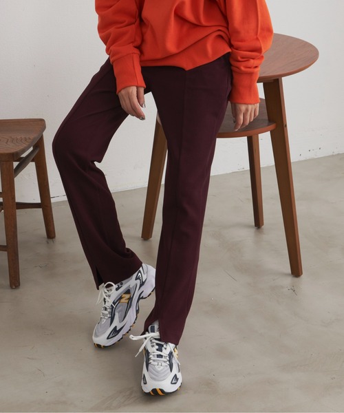 Auntie Rosa Holiday(アンティローザホリデー)の「センタースリットスラックス(スラックス・レディース・ブルー/レッド/ブラック/グリーン/ブラウン・SMALL/MEDIUM)」の13枚目の写真