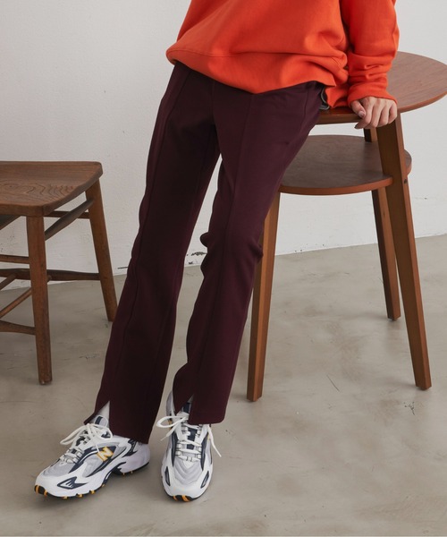 Auntie Rosa Holiday(アンティローザホリデー)の「センタースリットスラックス(スラックス・レディース・ブルー/レッド/ブラック/グリーン/ブラウン・SMALL/MEDIUM)」の12枚目の写真