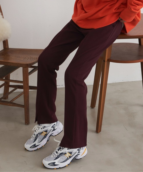 Auntie Rosa Holiday(アンティローザホリデー)の「センタースリットスラックス(スラックス・レディース・ブルー/レッド/ブラック/グリーン/ブラウン・SMALL/MEDIUM)」の11枚目の写真