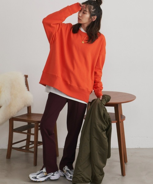 Auntie Rosa Holiday(アンティローザホリデー)の「センタースリットスラックス(スラックス・レディース・ブルー/レッド/ブラック/グリーン/ブラウン・SMALL/MEDIUM)」の9枚目の写真