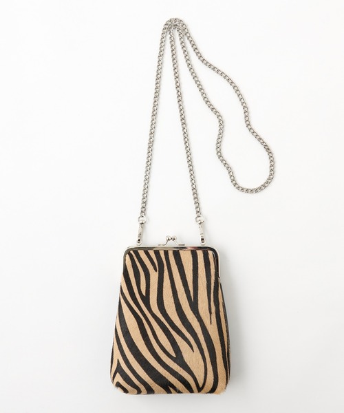 CIAOPANIC TYPY（チャオパニックティピー）の「【LAURA DI MAGGIO】がま口BAG（ショルダーバッグ・レディース・ブラック/ベージュ・ONE SIZE）」の9枚目の写真