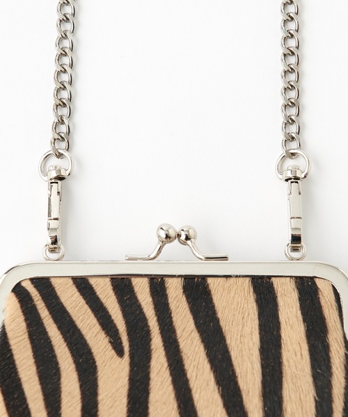 CIAOPANIC TYPY（チャオパニックティピー）の「【LAURA DI MAGGIO】がま口BAG（ショルダーバッグ・レディース・ブラック/ベージュ・ONE SIZE）」の13枚目の写真