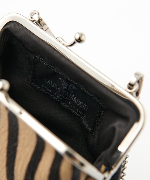 CIAOPANIC TYPY（チャオパニックティピー）の「【LAURA DI MAGGIO】がま口BAG（ショルダーバッグ・レディース・ブラック/ベージュ・ONE SIZE）」の16枚目の写真