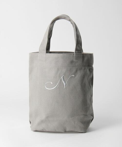 closet story（クローゼットストーリー）の「＜closet story（クローゼットストーリー）＞キャンバス イニシャル トートバッグ（トートバッグ・レディース・その他1/その他2/その他3/その他4/その他5/その他6・FREE）」の5枚目の写真