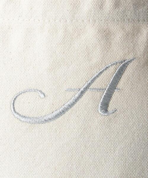 closet story（クローゼットストーリー）の「＜closet story（クローゼットストーリー）＞キャンバス イニシャル トートバッグ（トートバッグ・レディース・その他1/その他2/その他3/その他4/その他5/その他6・FREE）」の10枚目の写真