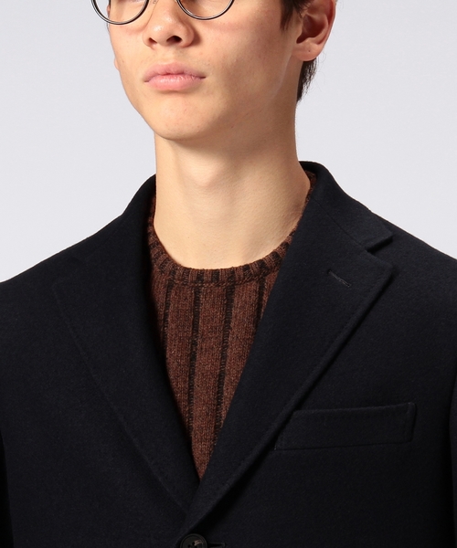 UNITED ARROWS(ユナイテッドアローズ)の「UAB ウールジャージ チェスターフィールドコート◆(チェスターコート・メンズ・ブラック/ダークグレー/ネイビー・48/42/44/50/46)」の5枚目の写真