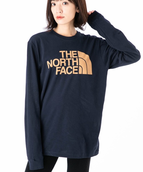 THE NORTH FACE(ザノースフェイス)の「ザノースフェイス ロンT 長袖 ハーフドーム(Tシャツ/カットソー・メンズ・ブラック/ホワイト/ネイビー/カーキ/ホワイト×グレー/ブラック×グレー・XL/M/S/L/XXL)」の6枚目の写真