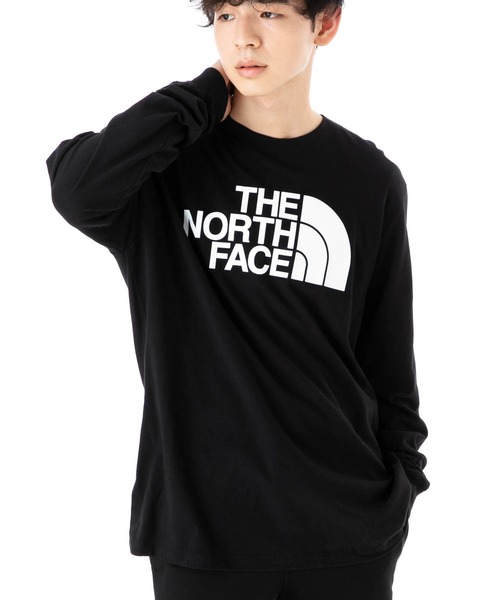 THE NORTH FACE(ザノースフェイス)の「ザノースフェイス ロンT 長袖 ハーフドーム(Tシャツ/カットソー・メンズ・ブラック/ホワイト/ネイビー/カーキ/ホワイト×グレー/ブラック×グレー・XL/M/S/L/XXL)」の3枚目の写真