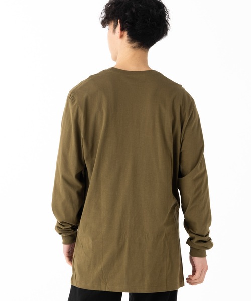 THE NORTH FACE(ザノースフェイス)の「ザノースフェイス ロンT 長袖 ハーフドーム(Tシャツ/カットソー・メンズ・ブラック/ホワイト/ネイビー/カーキ/ホワイト×グレー/ブラック×グレー・XL/M/S/L/XXL)」の16枚目の写真