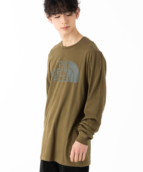 THE NORTH FACE(ザノースフェイス)の「ザノースフェイス ロンT 長袖 ハーフドーム(Tシャツ/カットソー・メンズ・ブラック/ホワイト/ネイビー/カーキ/ホワイト×グレー/ブラック×グレー・XL/M/S/L/XXL)」の13枚目の写真