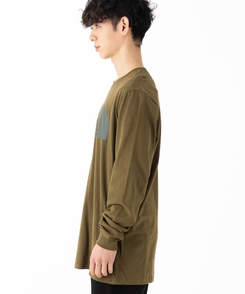THE NORTH FACE(ザノースフェイス)の「ザノースフェイス ロンT 長袖 ハーフドーム(Tシャツ/カットソー・メンズ・ブラック/ホワイト/ネイビー/カーキ/ホワイト×グレー/ブラック×グレー・XL/M/S/L/XXL)」の15枚目の写真