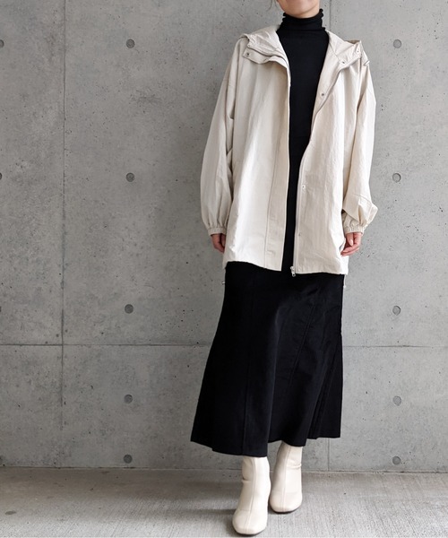 Per sist ence(パーシエンス)の「Per sist ence/パーシエンス オーバーサイズ マウンテンパーカー(マウンテンパーカー・レディース・ブラウン/ベージュ/ブラック/アイボリー・FREE)」の6枚目の写真