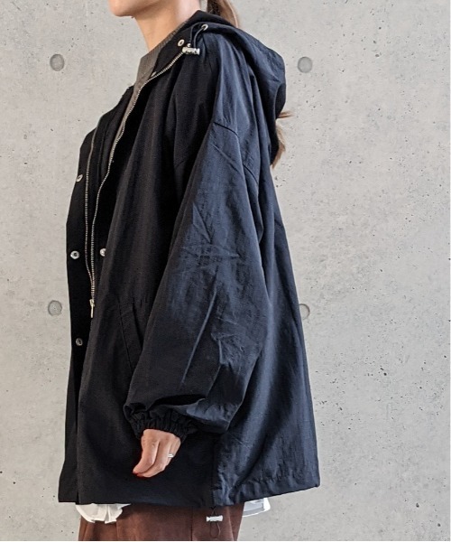 Per sist ence(パーシエンス)の「Per sist ence/パーシエンス オーバーサイズ マウンテンパーカー(マウンテンパーカー・レディース・ブラウン/ベージュ/ブラック/アイボリー・FREE)」の18枚目の写真