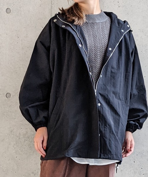 Per sist ence(パーシエンス)の「Per sist ence/パーシエンス オーバーサイズ マウンテンパーカー(マウンテンパーカー・レディース・ブラウン/ベージュ/ブラック/アイボリー・FREE)」の22枚目の写真