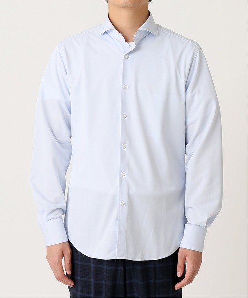 EDIFICE（エディフィス）の「ファンクションシャツ supported by REON POCKET（ビジネスシャツ・メンズ・ホワイト/サックスブルー・MEDIUM/LARGE/SMALL）」の10枚目の写真