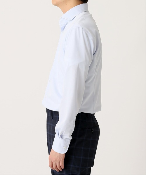 EDIFICE（エディフィス）の「ファンクションシャツ supported by REON POCKET（ビジネスシャツ・メンズ・ホワイト/サックスブルー・MEDIUM/LARGE/SMALL）」の12枚目の写真