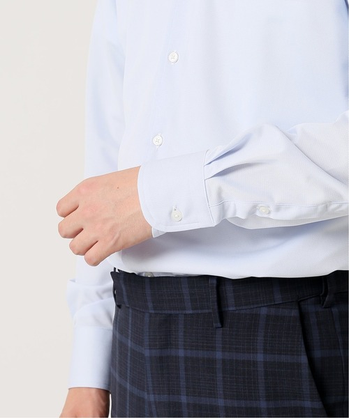 EDIFICE（エディフィス）の「ファンクションシャツ supported by REON POCKET（ビジネスシャツ・メンズ・ホワイト/サックスブルー・MEDIUM/LARGE/SMALL）」の15枚目の写真