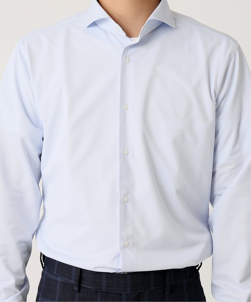 EDIFICE（エディフィス）の「ファンクションシャツ supported by REON POCKET（ビジネスシャツ・メンズ・ホワイト/サックスブルー・MEDIUM/LARGE/SMALL）」の17枚目の写真