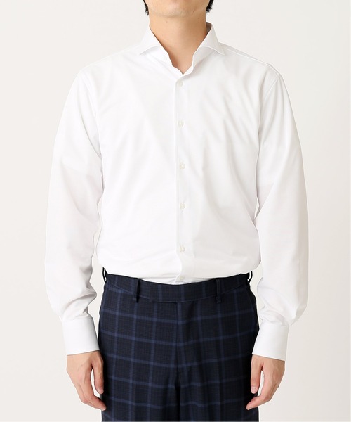 EDIFICE（エディフィス）の「ファンクションシャツ supported by REON POCKET（ビジネスシャツ・メンズ・ホワイト/サックスブルー・MEDIUM/LARGE/SMALL）」の20枚目の写真