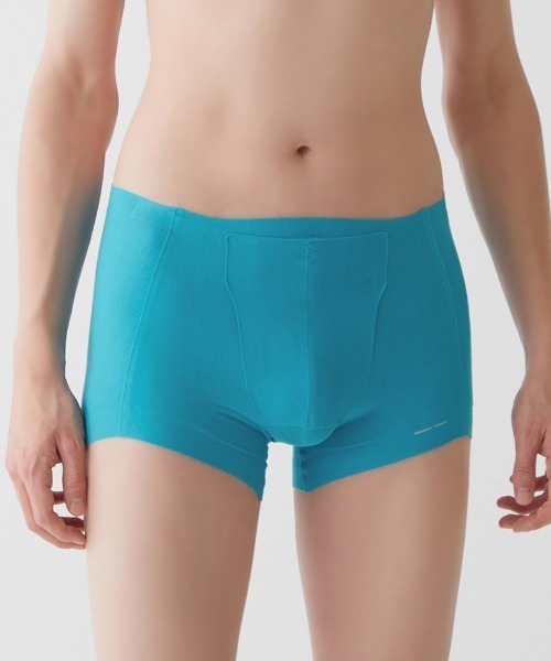 BODY WILD（ボディーワイルド）の「BODY WILD/ボディワイルド　ボクサーパンツ 腰ゴムがない＆縫い目がない解放感 前あき（ボクサーパンツ・メンズ・ブラック/レッド/ネイビー/ブルーグリーン・LARGE/MEDIUM/X-LARGE）」の3枚目の写真