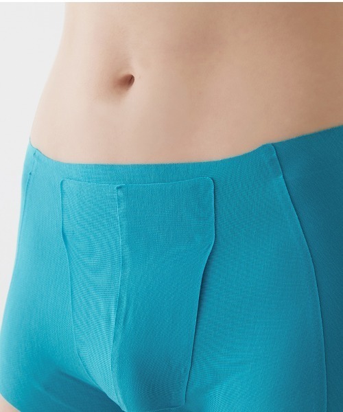 BODY WILD（ボディーワイルド）の「BODY WILD/ボディワイルド　ボクサーパンツ 腰ゴムがない＆縫い目がない解放感 前あき（ボクサーパンツ・メンズ・ブラック/レッド/ネイビー/ブルーグリーン・LARGE/MEDIUM/X-LARGE）」の20枚目の写真