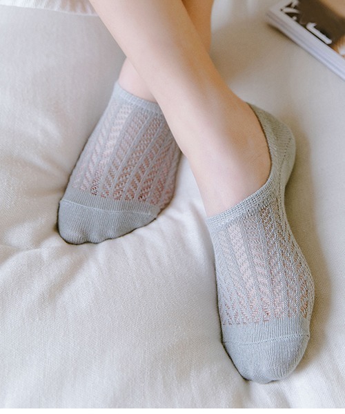 Fun & Daily（ファンアンドデイリー）の「F&D : コットンサマーボートソックス（ソックス/靴下・レディース・グレー/ベージュ/ピンク/ライトブルー/オレンジ/ブラック/ブラウン/ホワイト/ネイビー・FREE）」の13枚目の写真