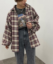 apres jour mignon | チェックルーズシャツ【ZOZOTOWN限定アイテム】(シャツ/ブラウス)