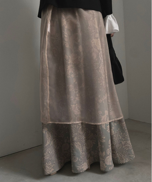 Ameri（アメリ）の「MADELEINE VEIL SKIRT（スカート・レディース・マルチ・SMALL/MEDIUM）」の16枚目の写真