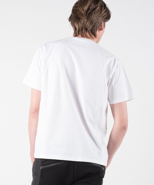 +phenix(プラスフェニックス)の「+phenix(プラスフェニックス) Mesh Logo T-shirt(Tシャツ/カットソー・メンズ・ホワイト/ブラック・S/M/L/XL/XXL)」の10枚目の写真