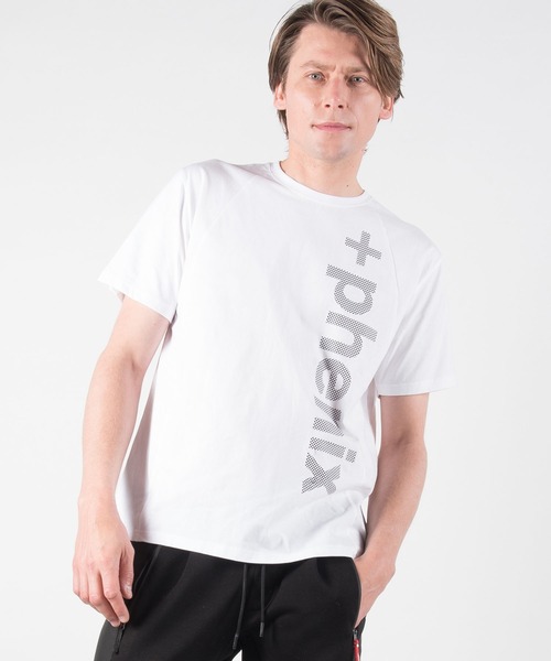+phenix(プラスフェニックス)の「+phenix(プラスフェニックス) Mesh Logo T-shirt(Tシャツ/カットソー・メンズ・ホワイト/ブラック・S/M/L/XL/XXL)」の14枚目の写真