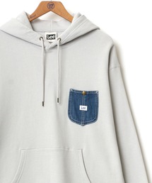 Lee | Lee/リー デニムポケット ワンポイント ピスネームロゴ スウェット パーカー(パーカー)